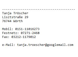 FEHLER Impressum fehlt